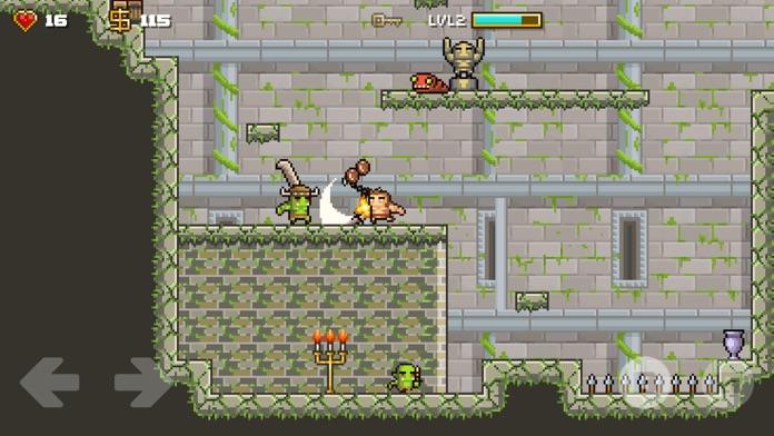 Banana Knight platformer pixel Game Screenshot