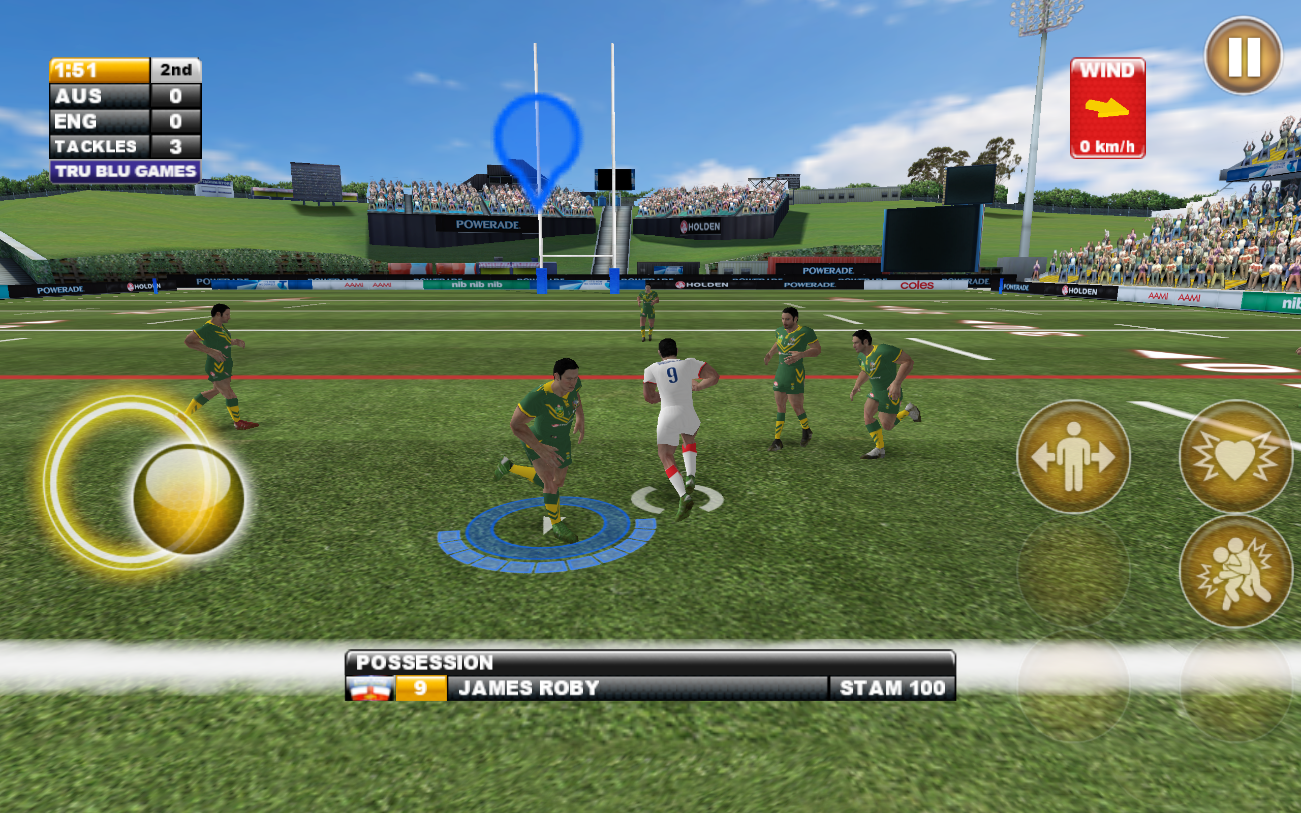 Rugby League Live 2: Quick Game Screenshot