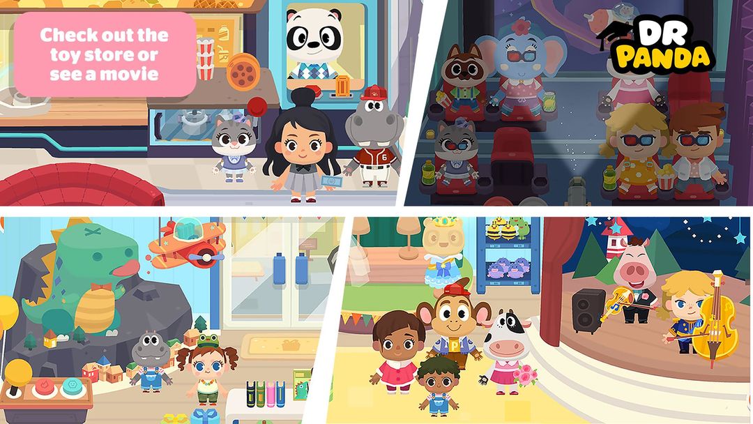 Screenshot of Dr. Panda Town: Mall