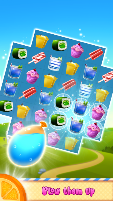 Cuplikan Layar Game Liz Food Crush 2