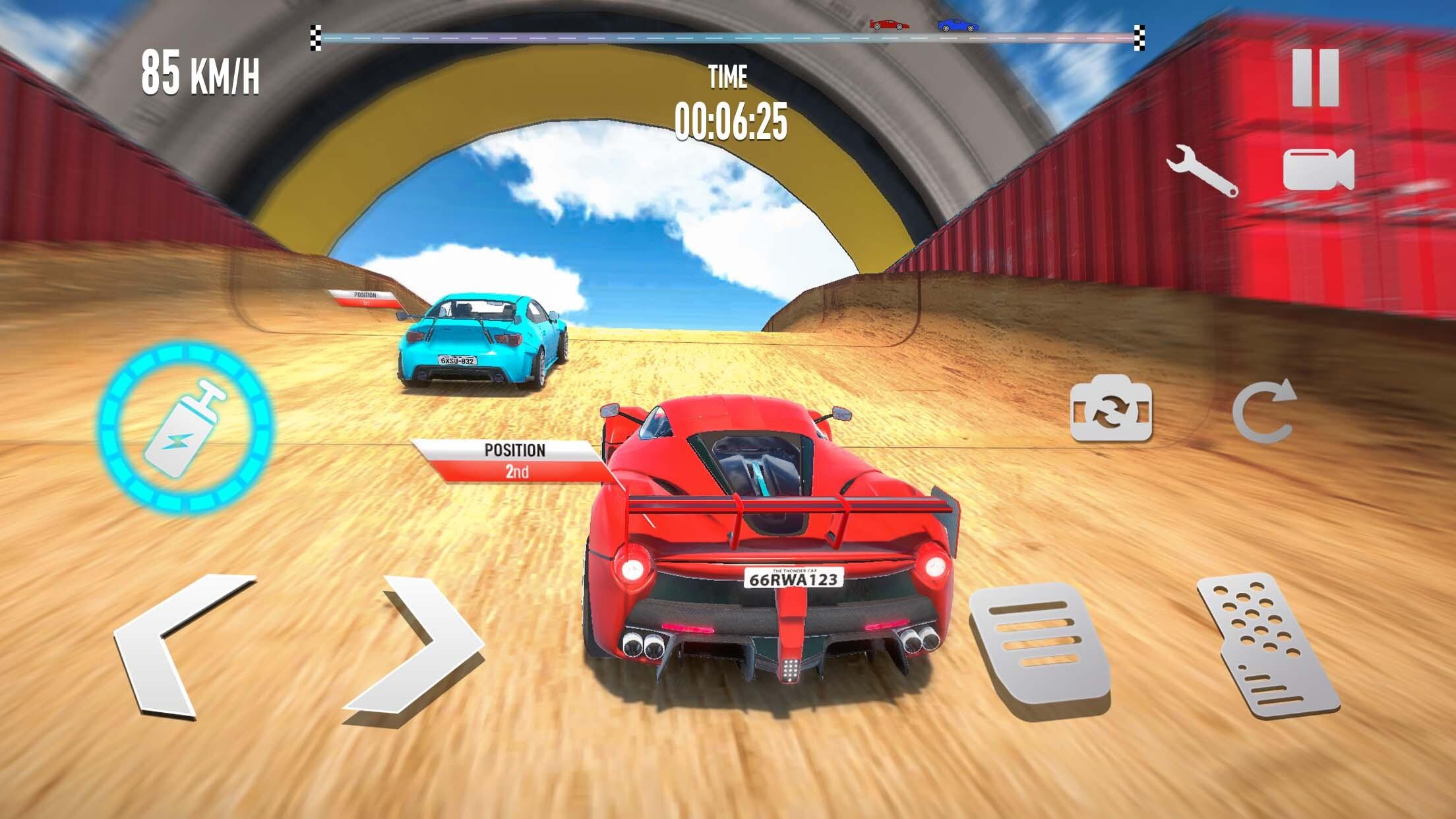 Superhero Car Racing Master 3D Game Screenshot