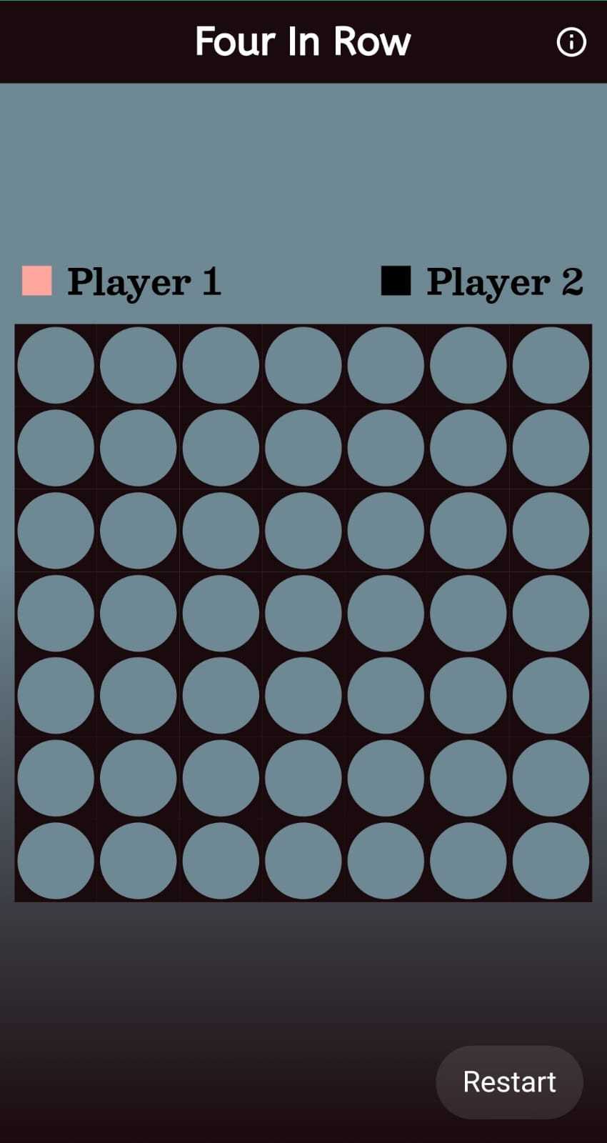 Four IN A ROW ゲームのスクリーンショット