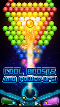 Bubble Shooter Space Pro Game Screenshot