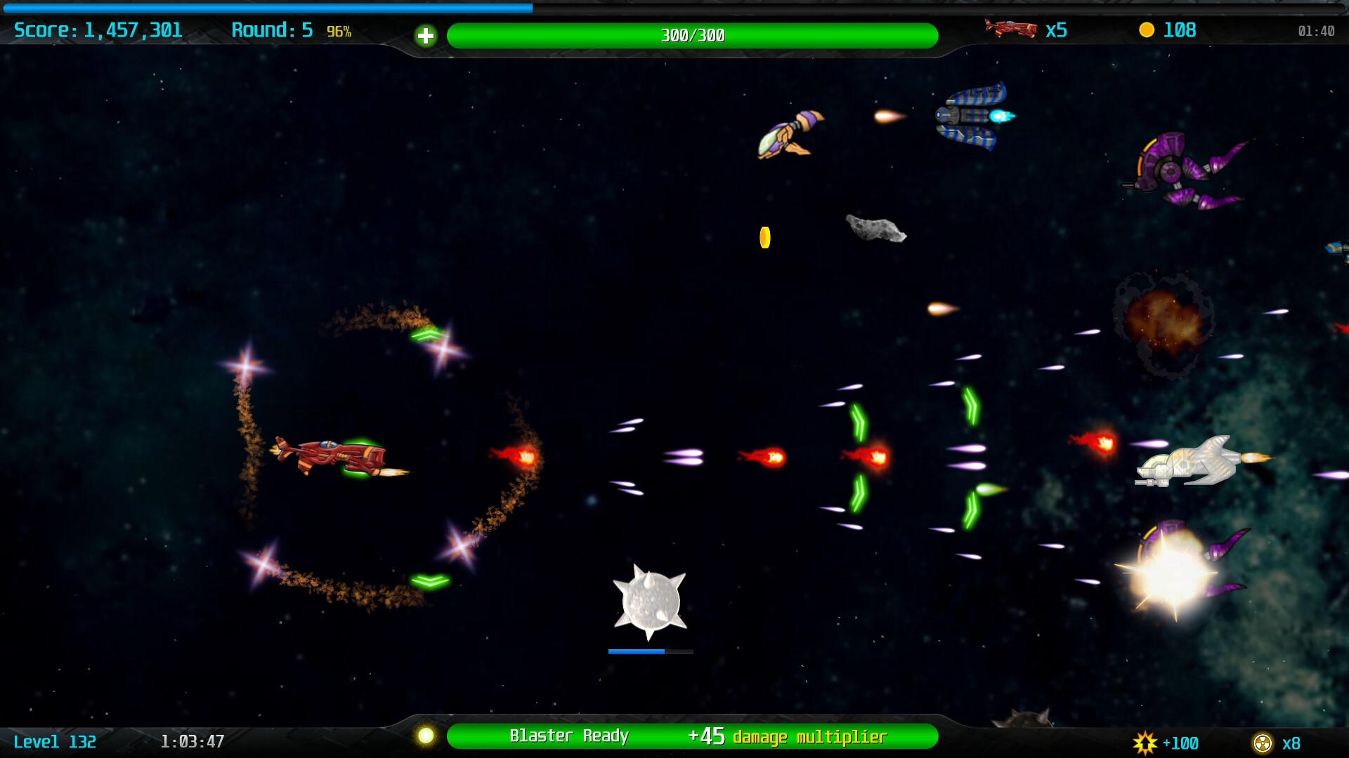 Infinity Blaster screenshot game