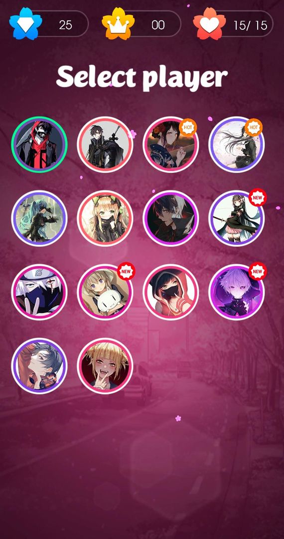 Screenshot of Anime Dance Line - Music Game 2019