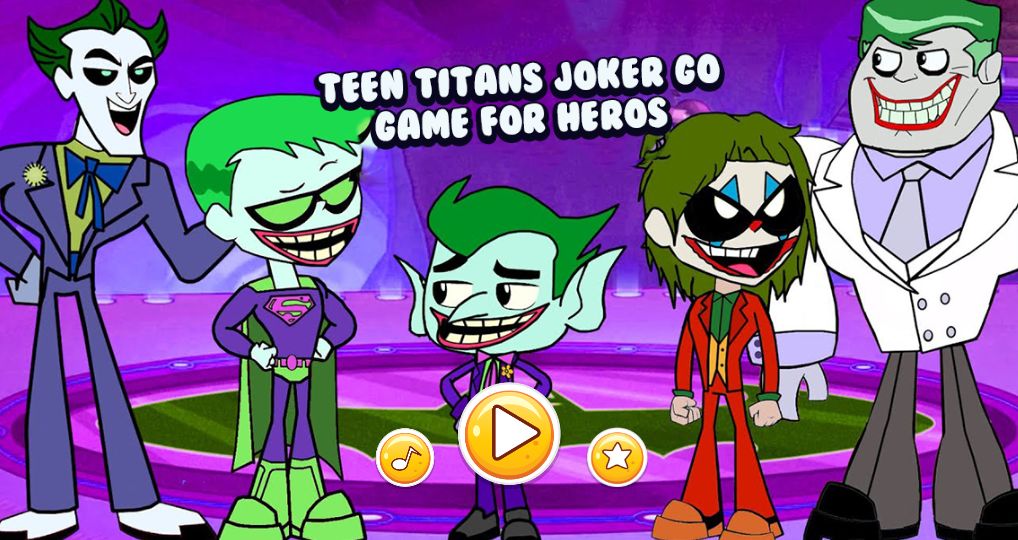 Teen Titans as the joker Game screenshot game