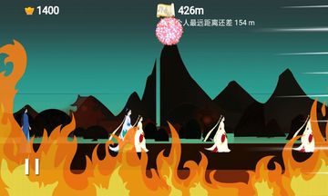 翻滚吧红绣球 Game Screenshot