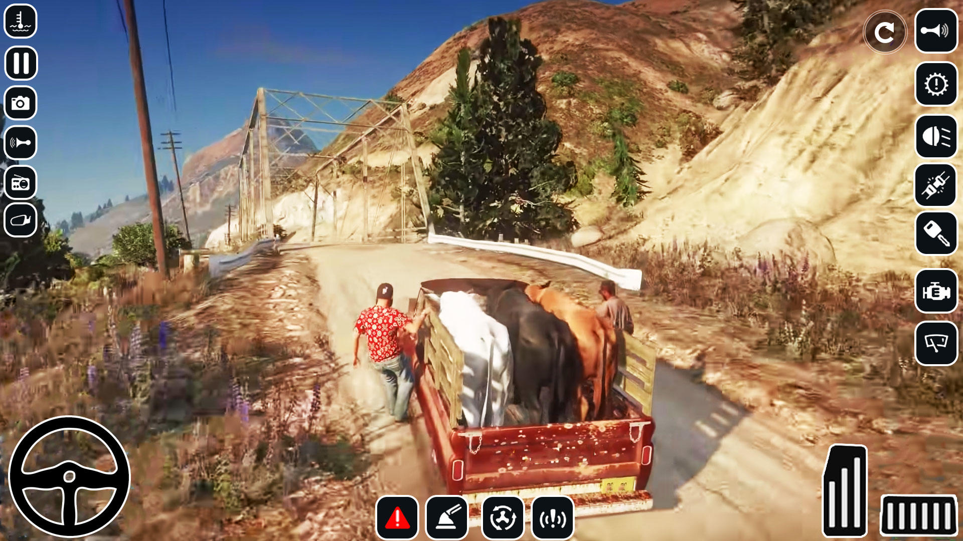 Animal Transport Cargo Truck Game Screenshot