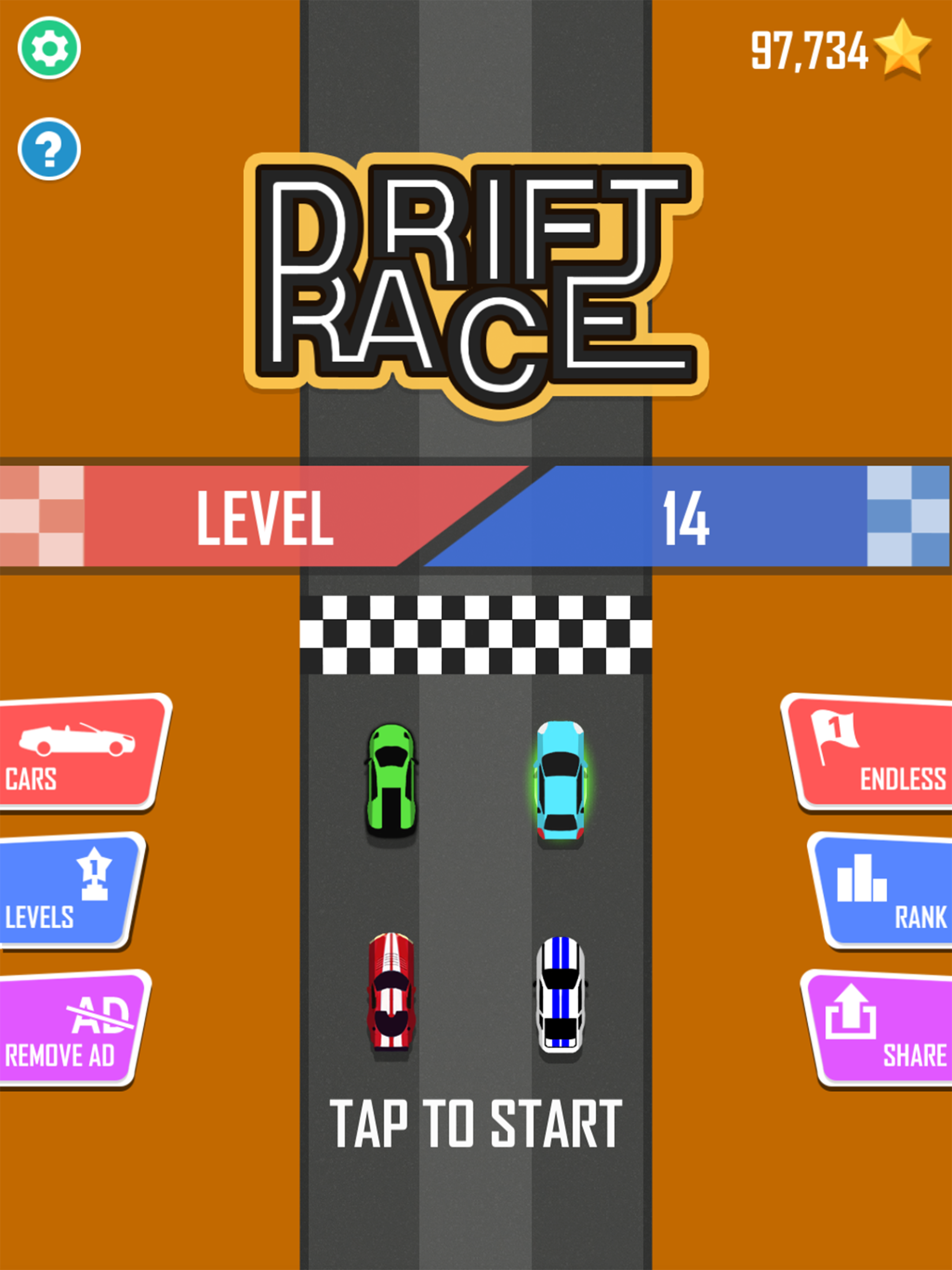 Drift Race 게임 스크린 샷