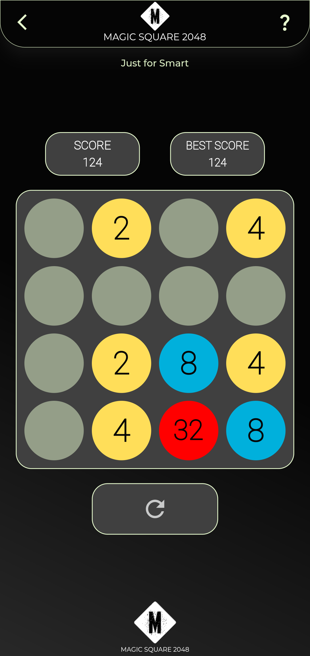 Magic 2048: Brain Puzzle Game Screenshot