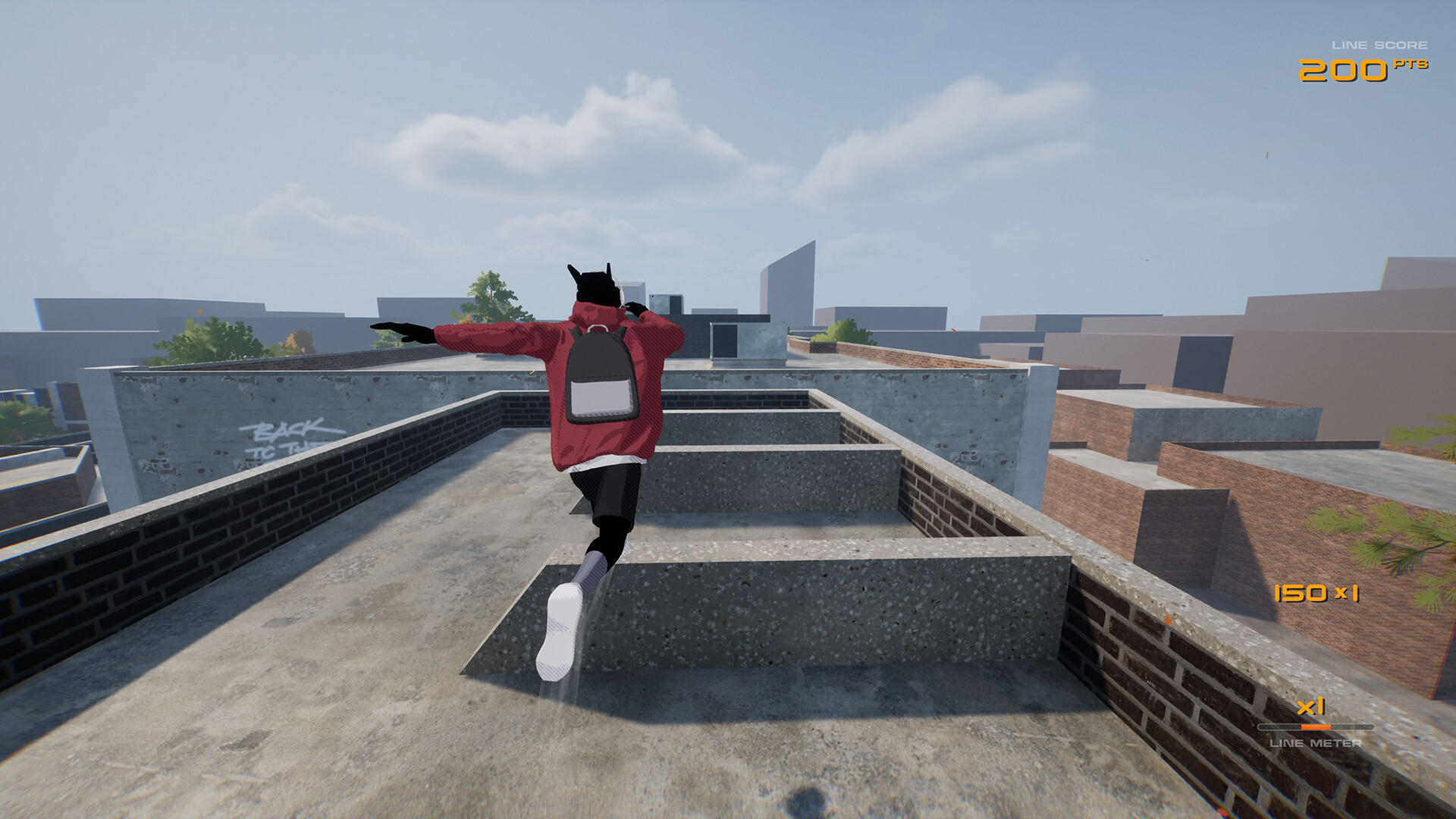 Rooftops & Alleys: The Parkour Game ภาพหน้าจอเกม