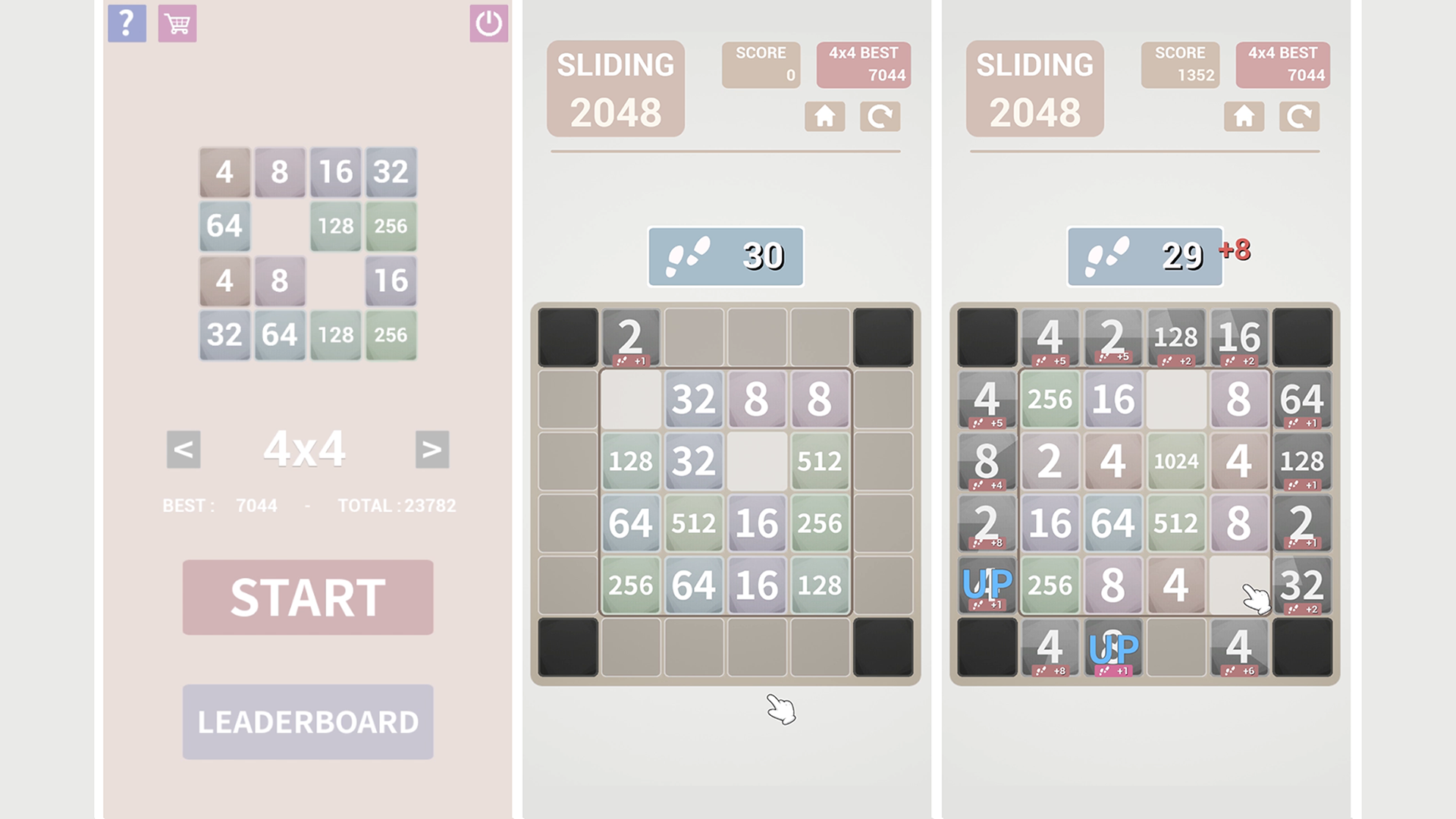 Sliding 2048 Game Screenshot