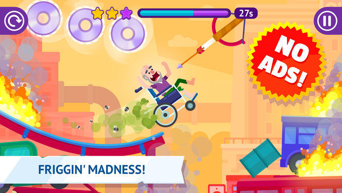 Screenshot 1 of Đua xe vui vẻ - Trò chơi bánh xe hàng đầu (Không có quảng cáo) 
