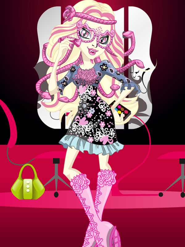 Ghouls Monsters Fashion Dress Up Game Game Screenshot