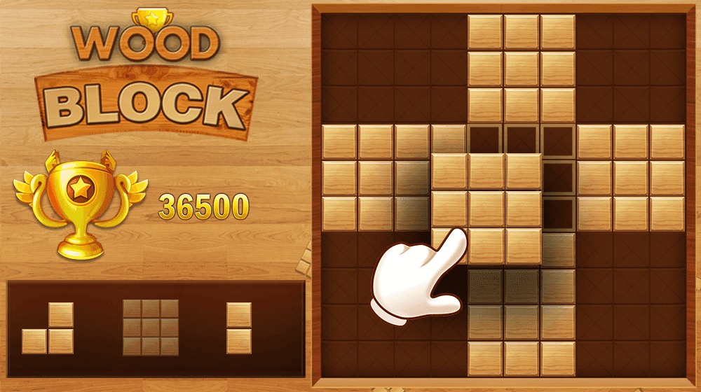 Wood Block Puzzle Game Screenshot
