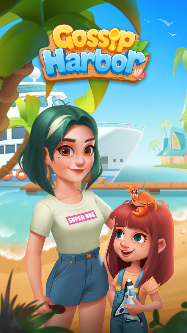 Gossip Harbor®: Merge & Story screenshot game