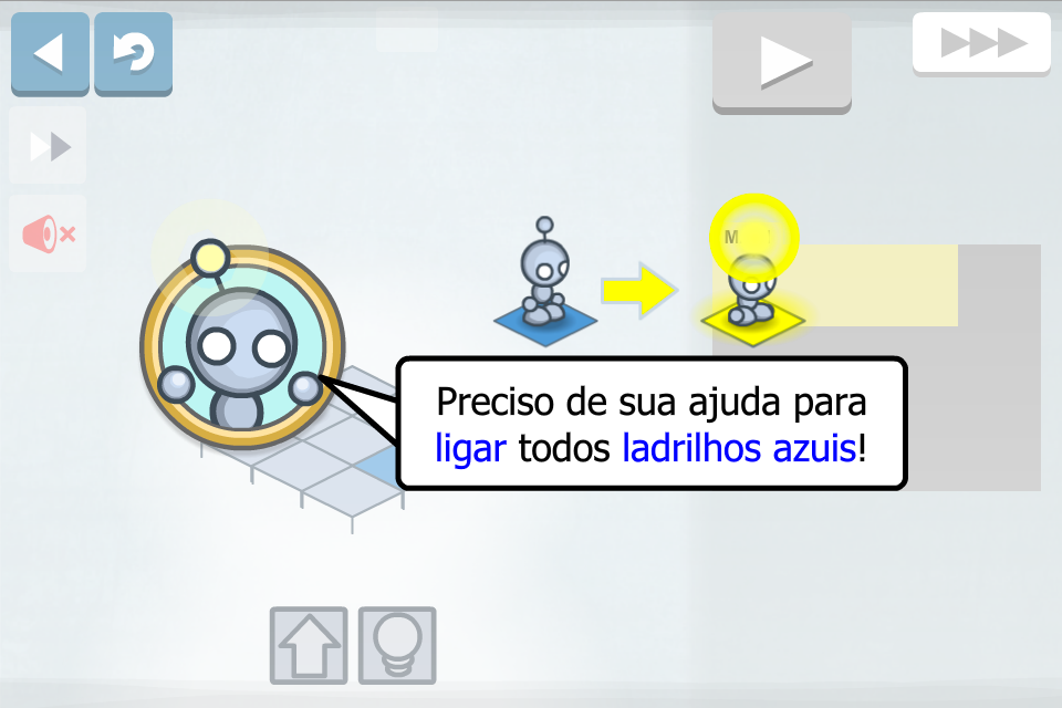 Captura de Tela do Jogo Light-bot