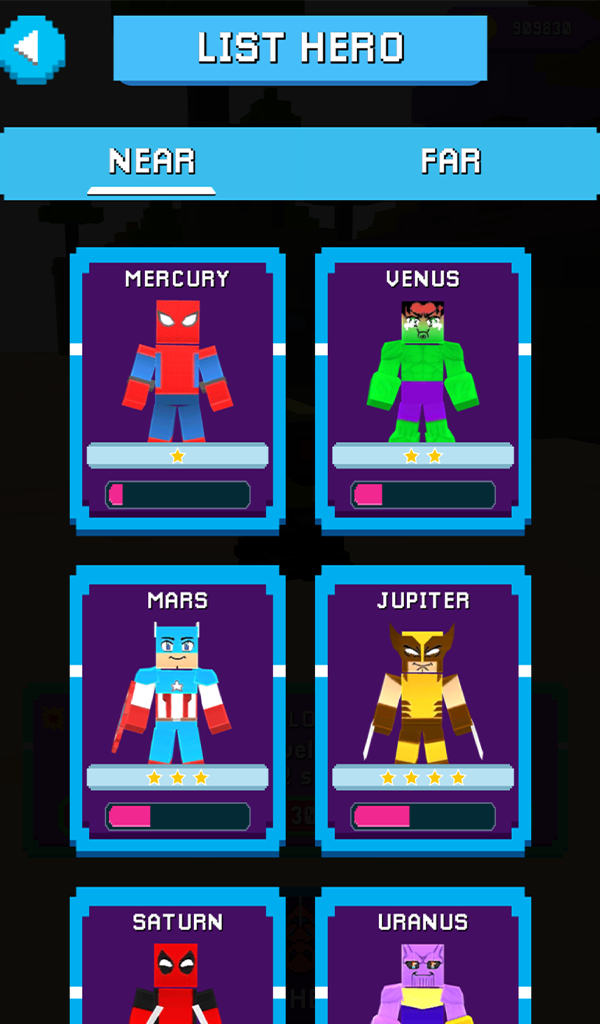Superhero Craft: Merge Battle Game Screenshot