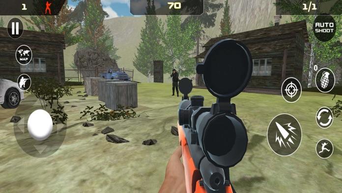 Cuplikan Layar Game Modern Sniper 3D  Army Strike