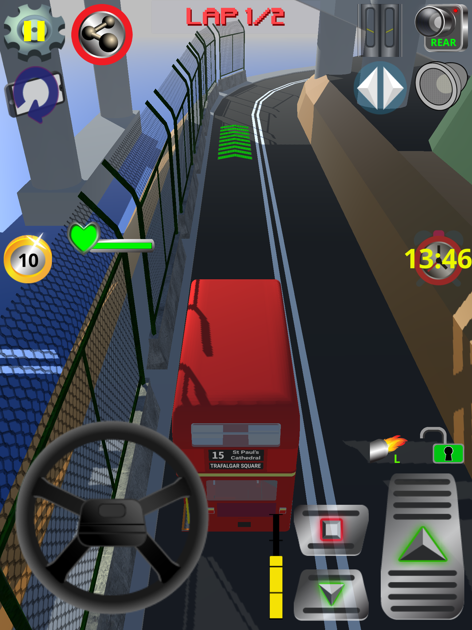 Vintage Bus Go Game Screenshot