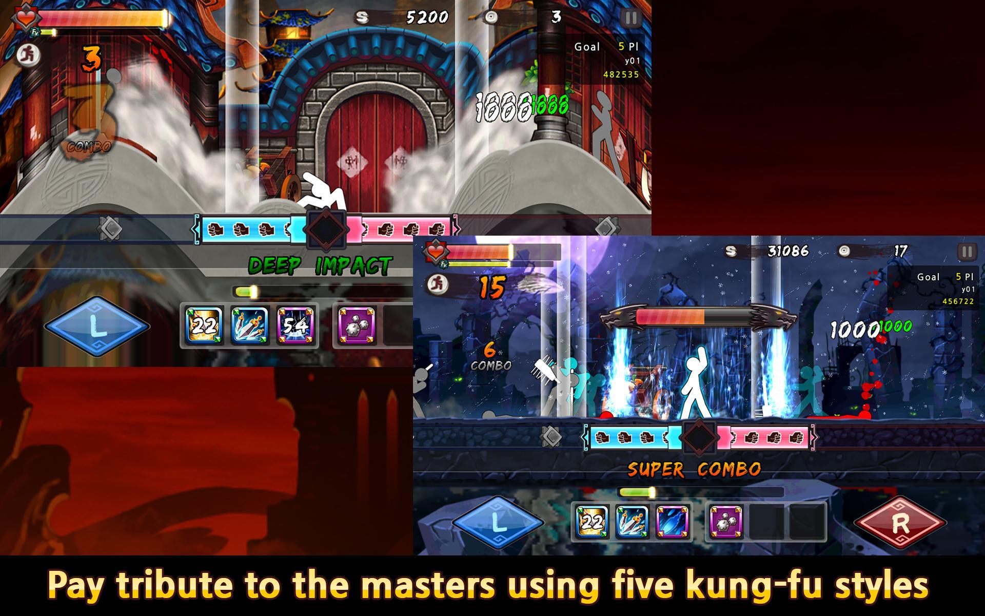 Cuplikan Layar Game One Finger Death Punch