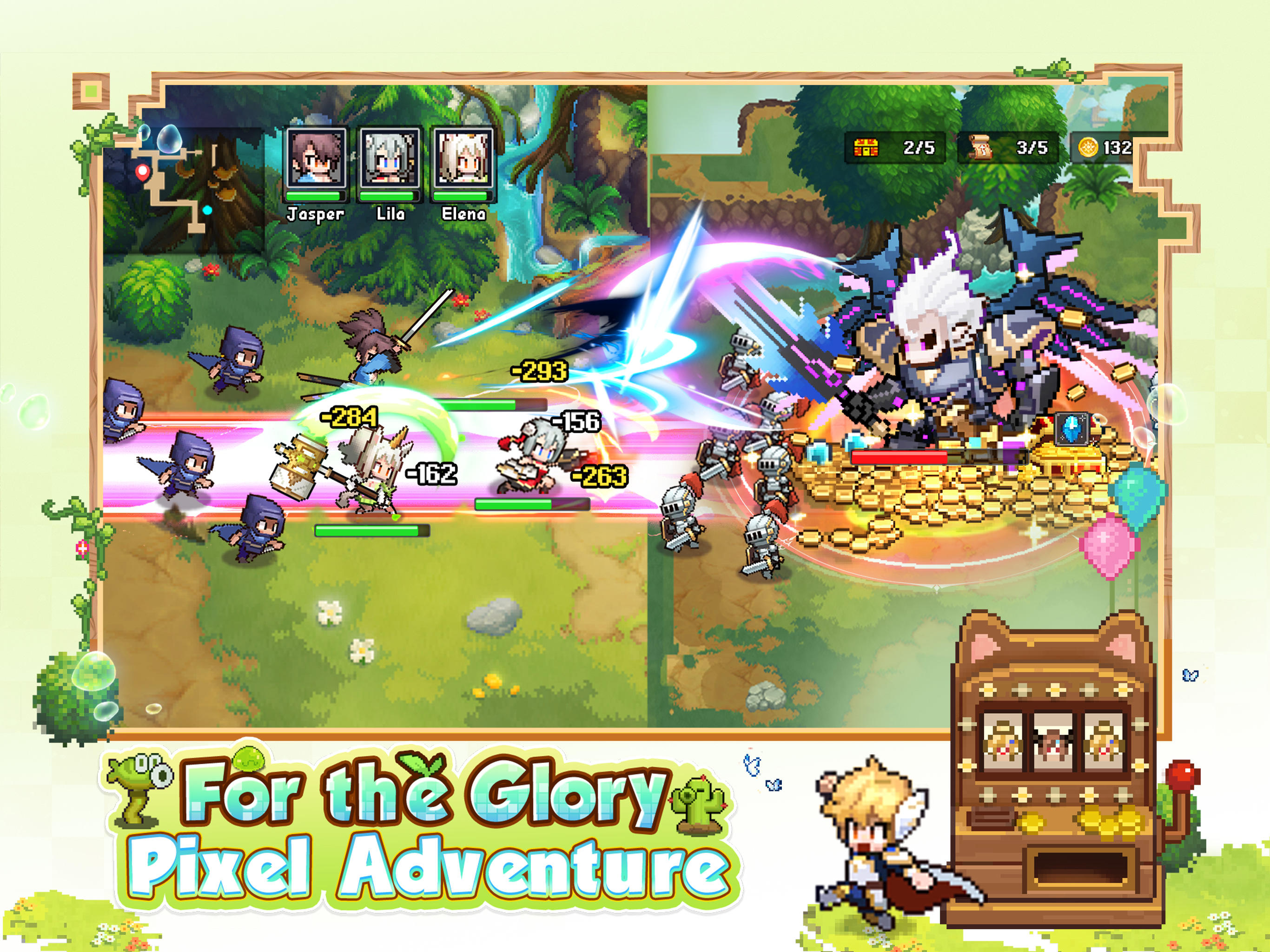 Pixel Heroes: Emond Saga Game Screenshot