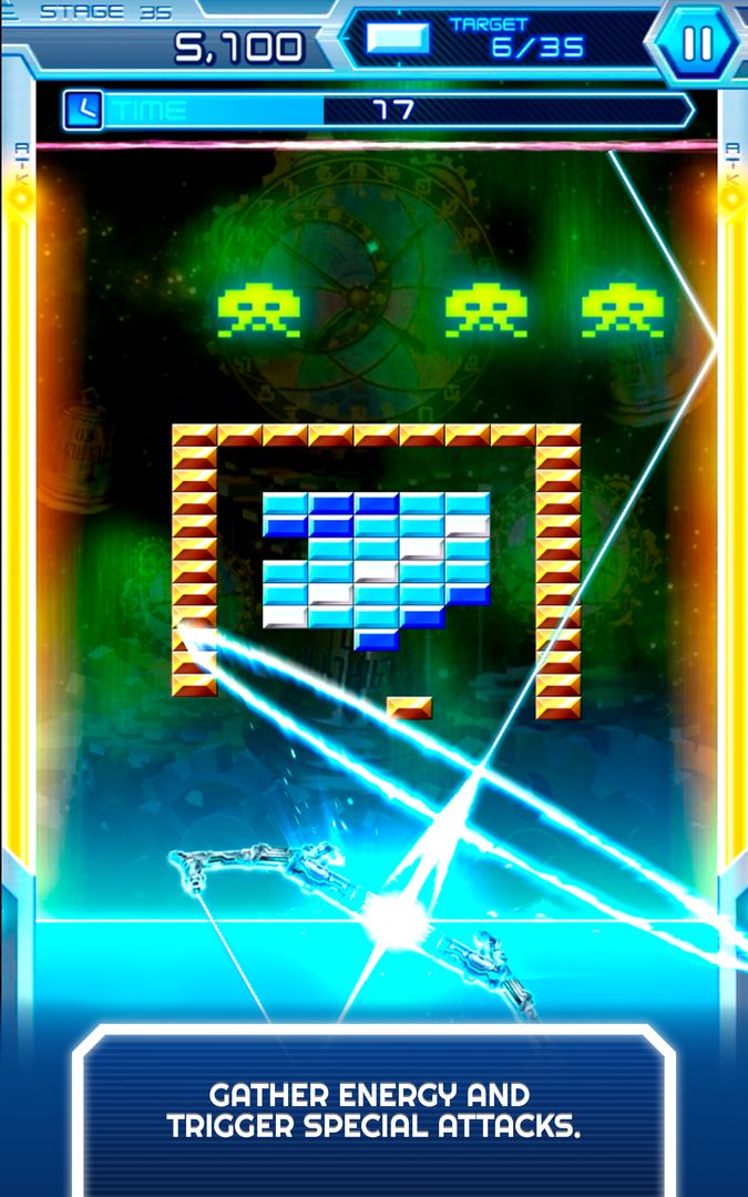 Arkanoid vs Space Invaders screenshot game