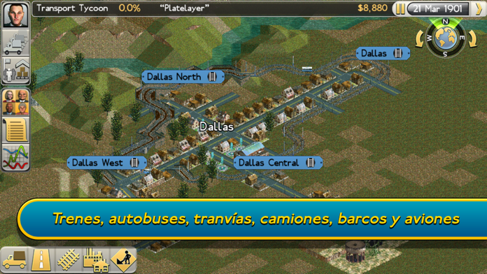 Captura de Pantalla del Juego Transport Tycoon