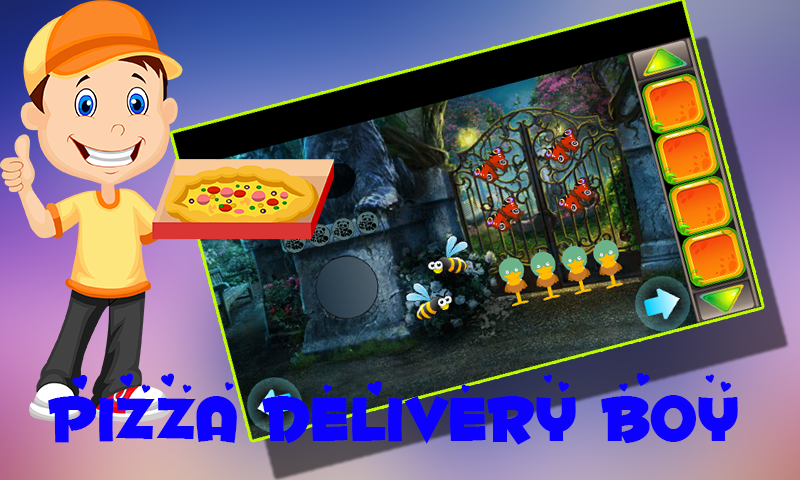 Cuplikan Layar Game Best Escape Games 08 - Pizza Delivery Boy