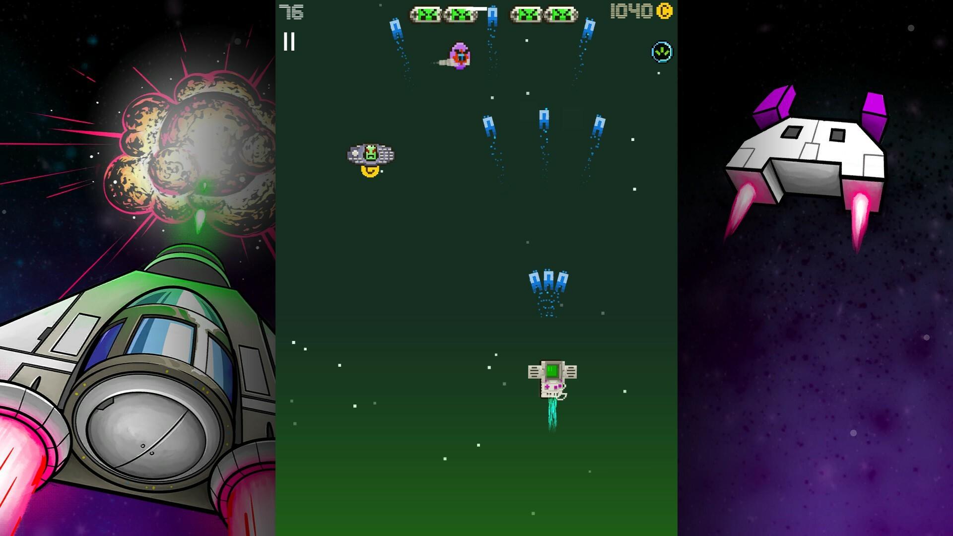 Astro Attack Game Screenshot