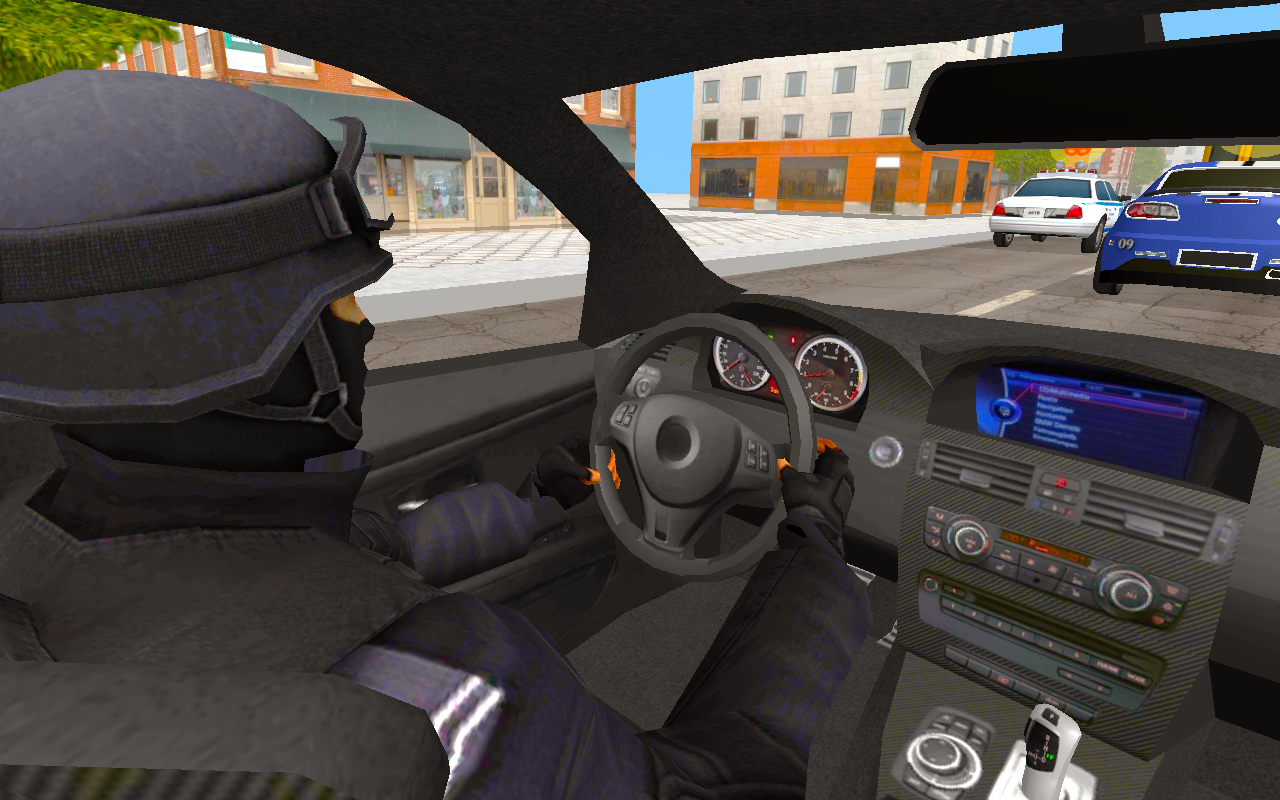 Police In Car Game Screenshot