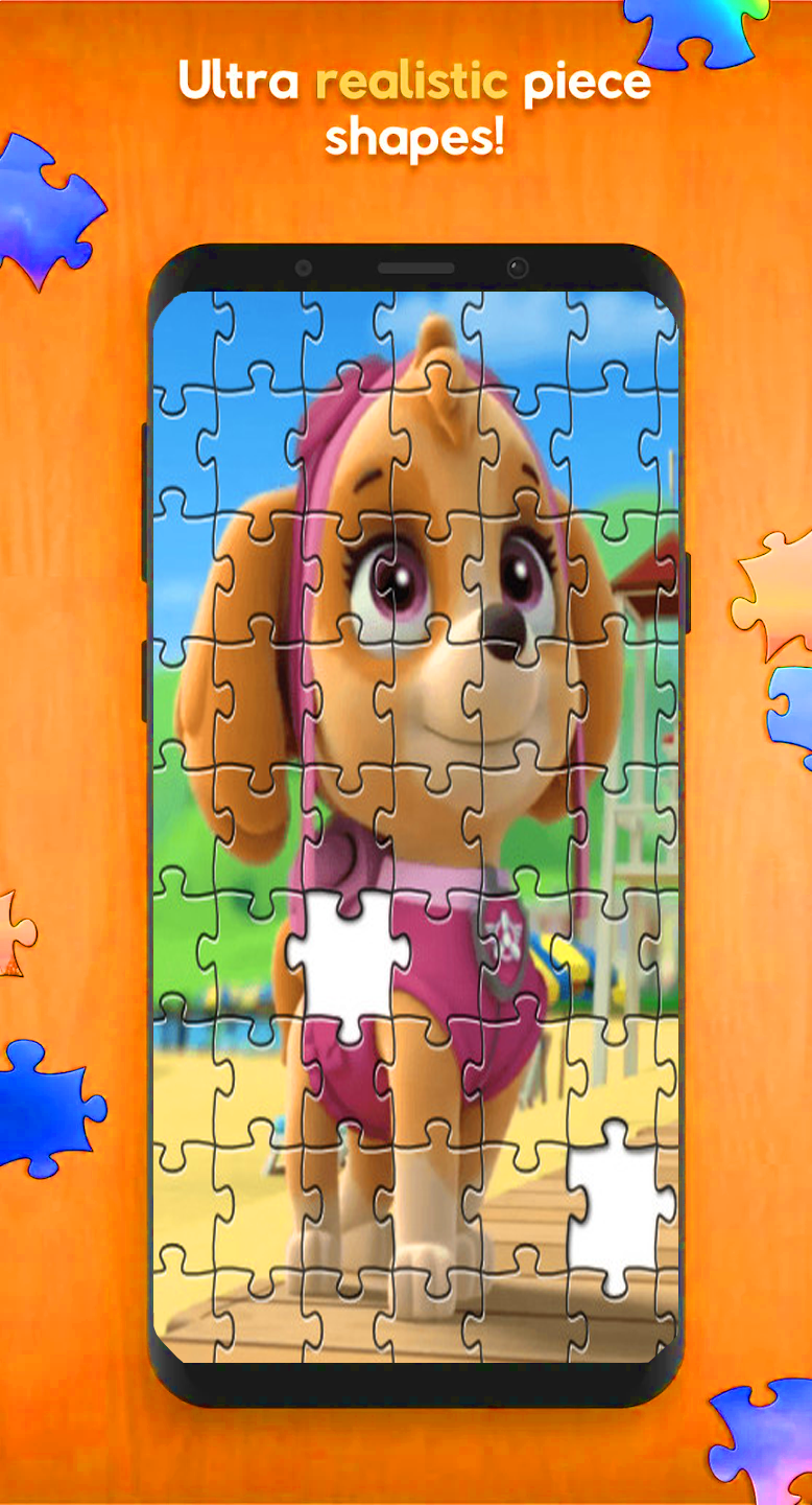 Jigsaw Puzzle Dog Patrol Game Screenshot