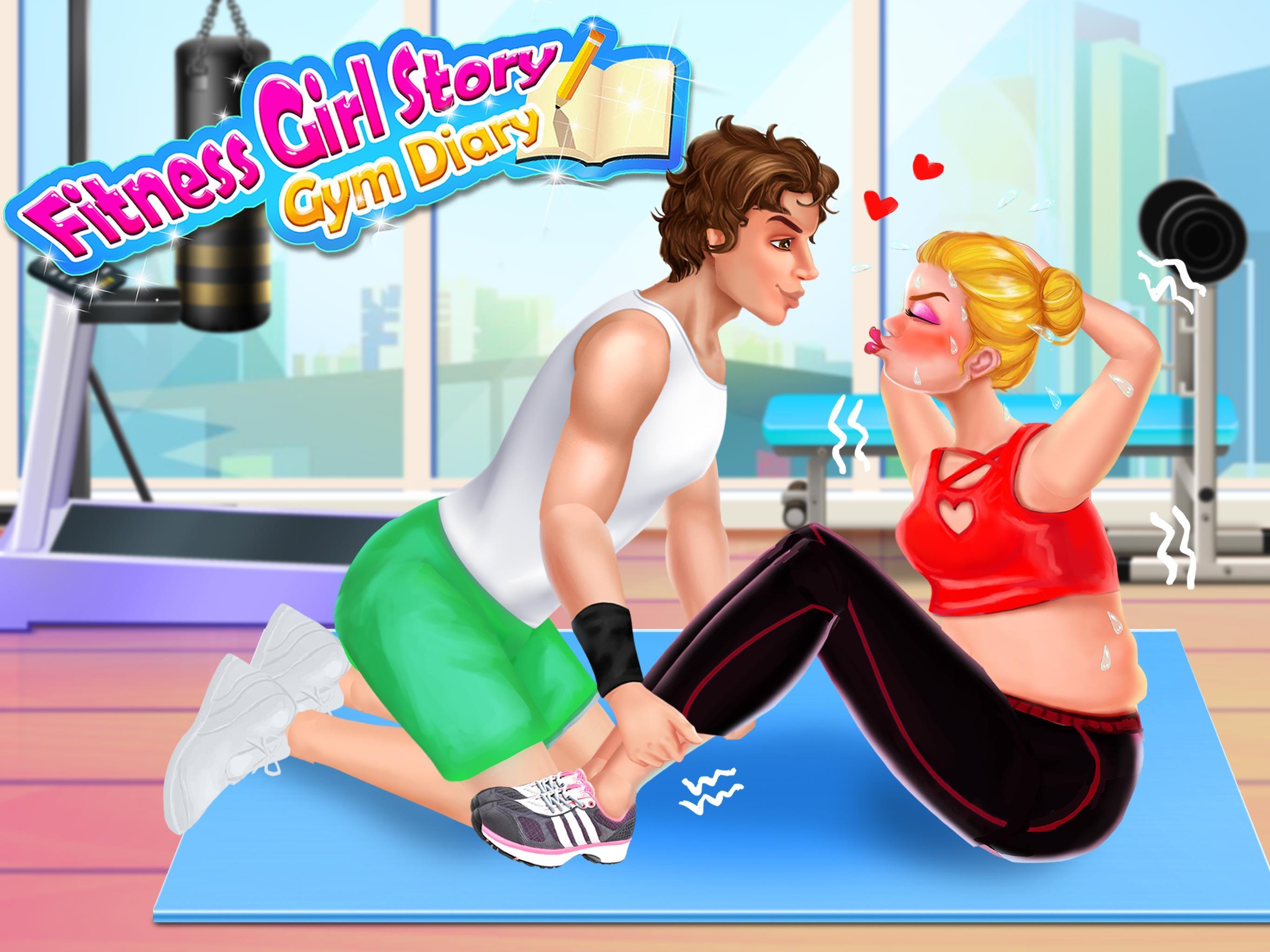 Fat to Slim: Fitness Girl Gym Game Screenshot