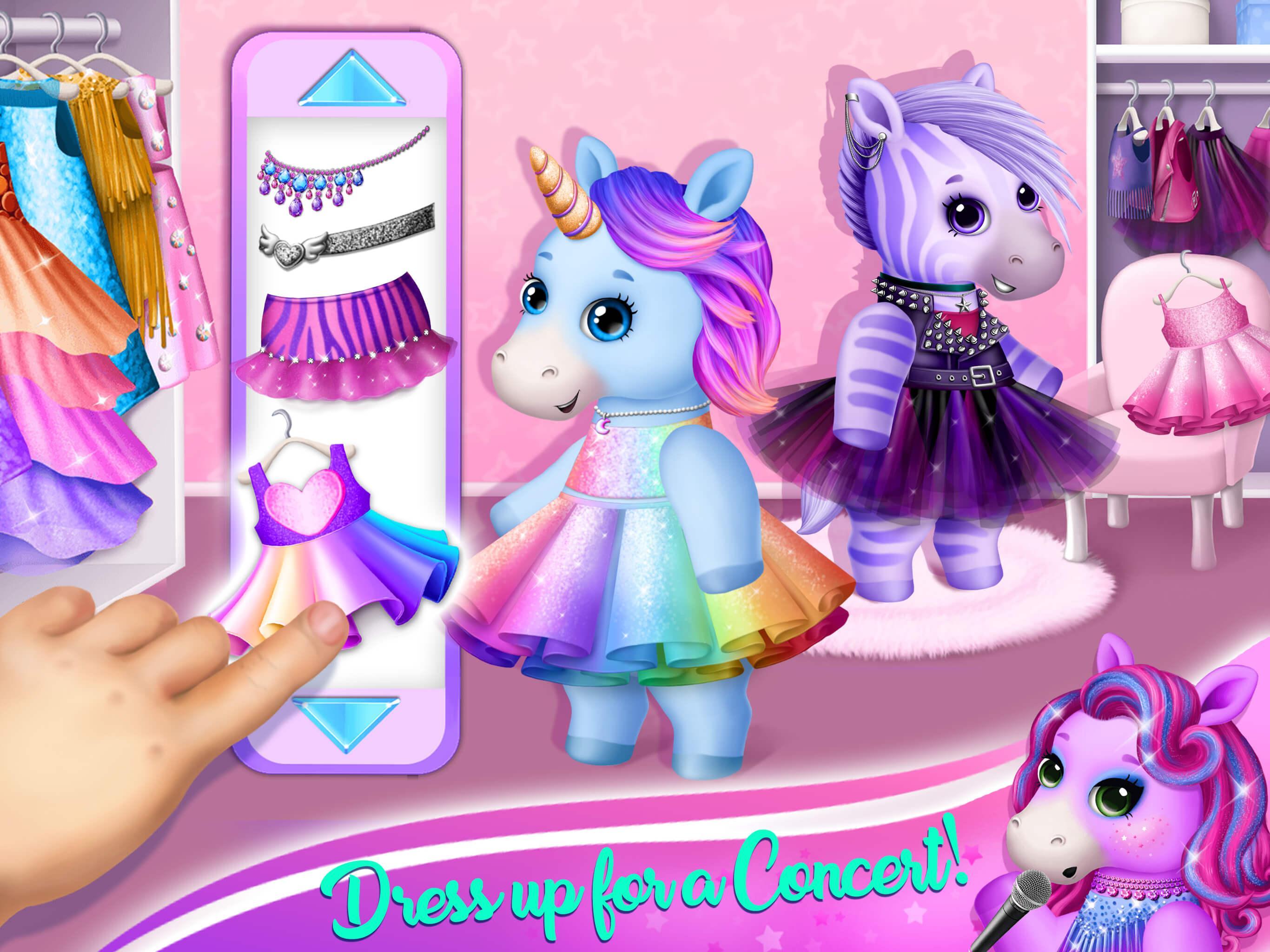 Cuplikan Layar Game Pony Sisters Pop Music Band