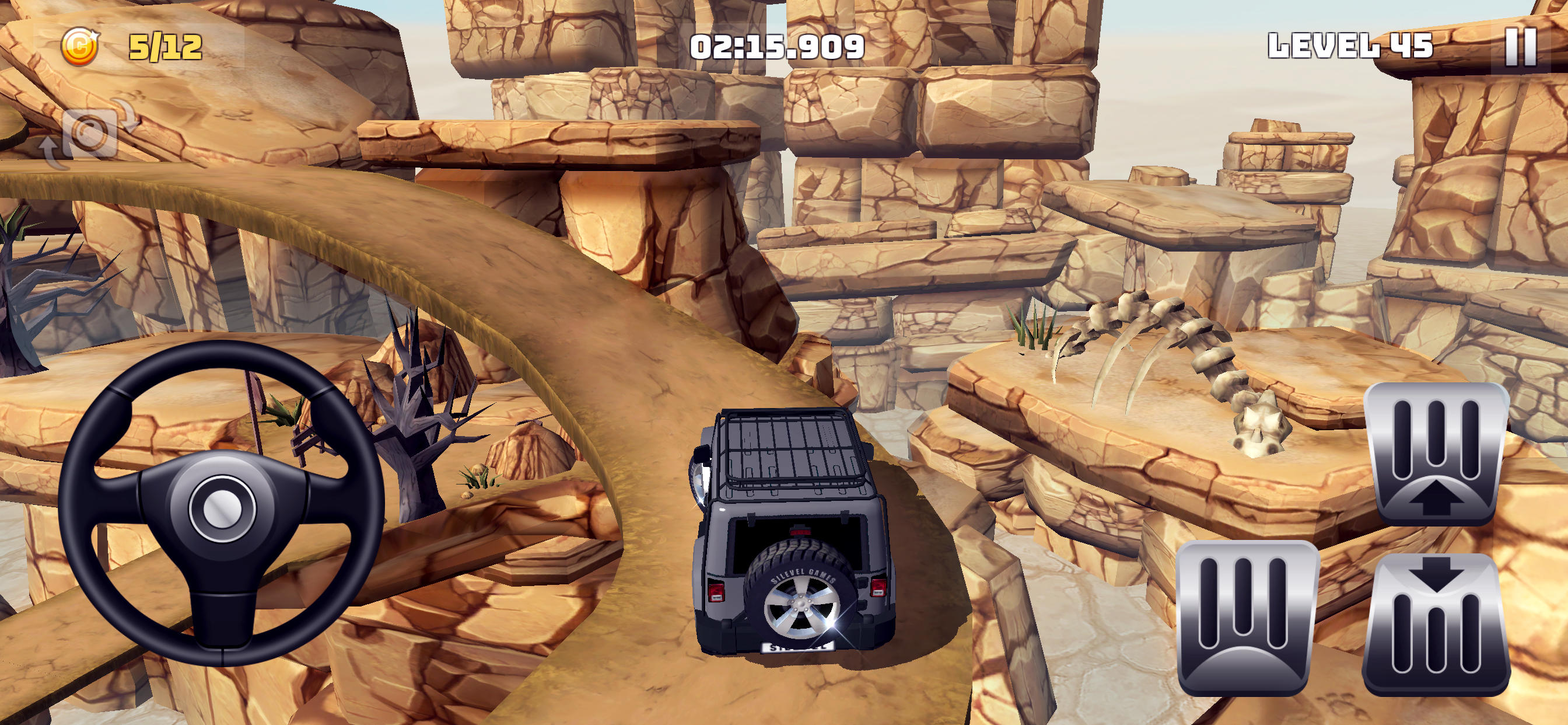 Captura de Tela do Jogo Mountain Climb 4x4 : Car Drive