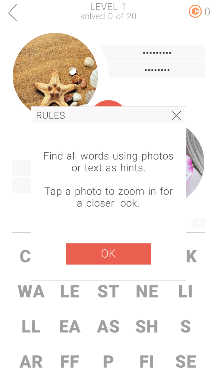11 Clues: Word Game Game Screenshot