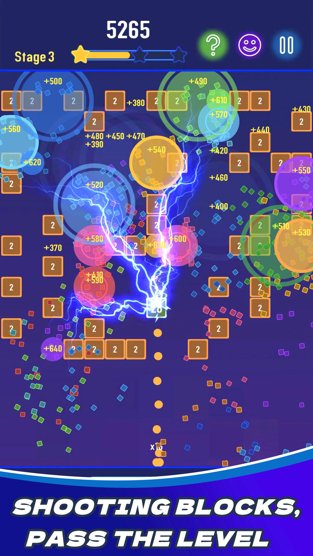 Bricks Breaker Ball 3 ゲームのスクリーンショット