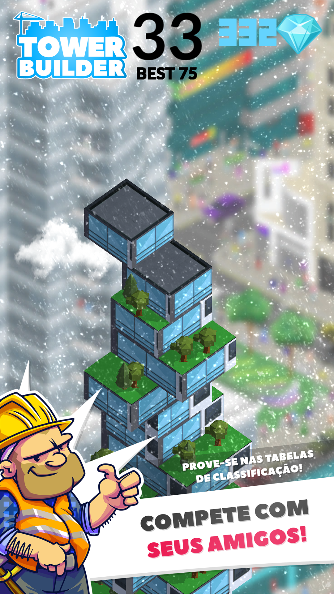 Captura de Tela do Jogo TOWER BUILDER: BUILD IT