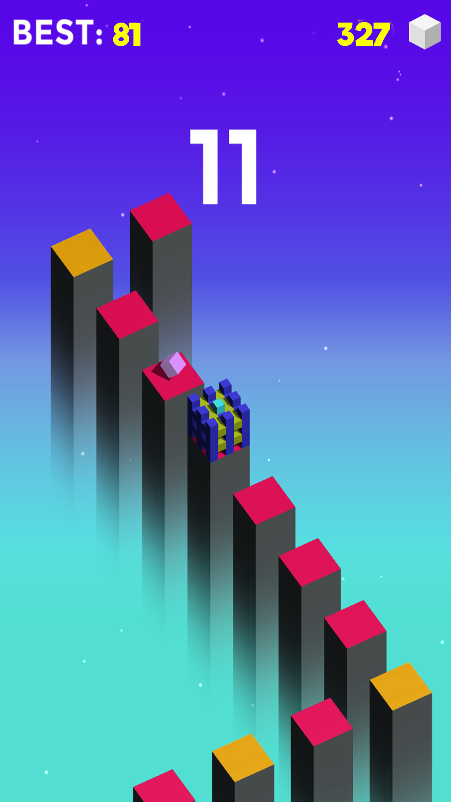 Jump Cube Game Screenshot