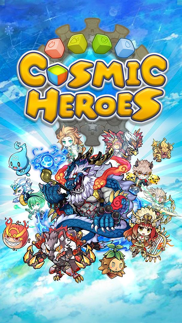 Cosmic Heroes - 3D Puzzle x RPG screenshot game