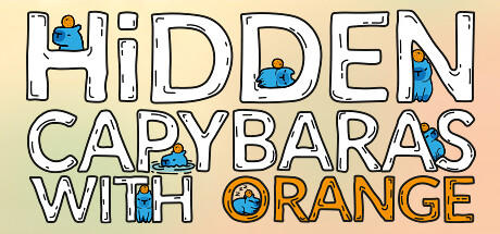 Banner of Hidden Capybaras with Orange 