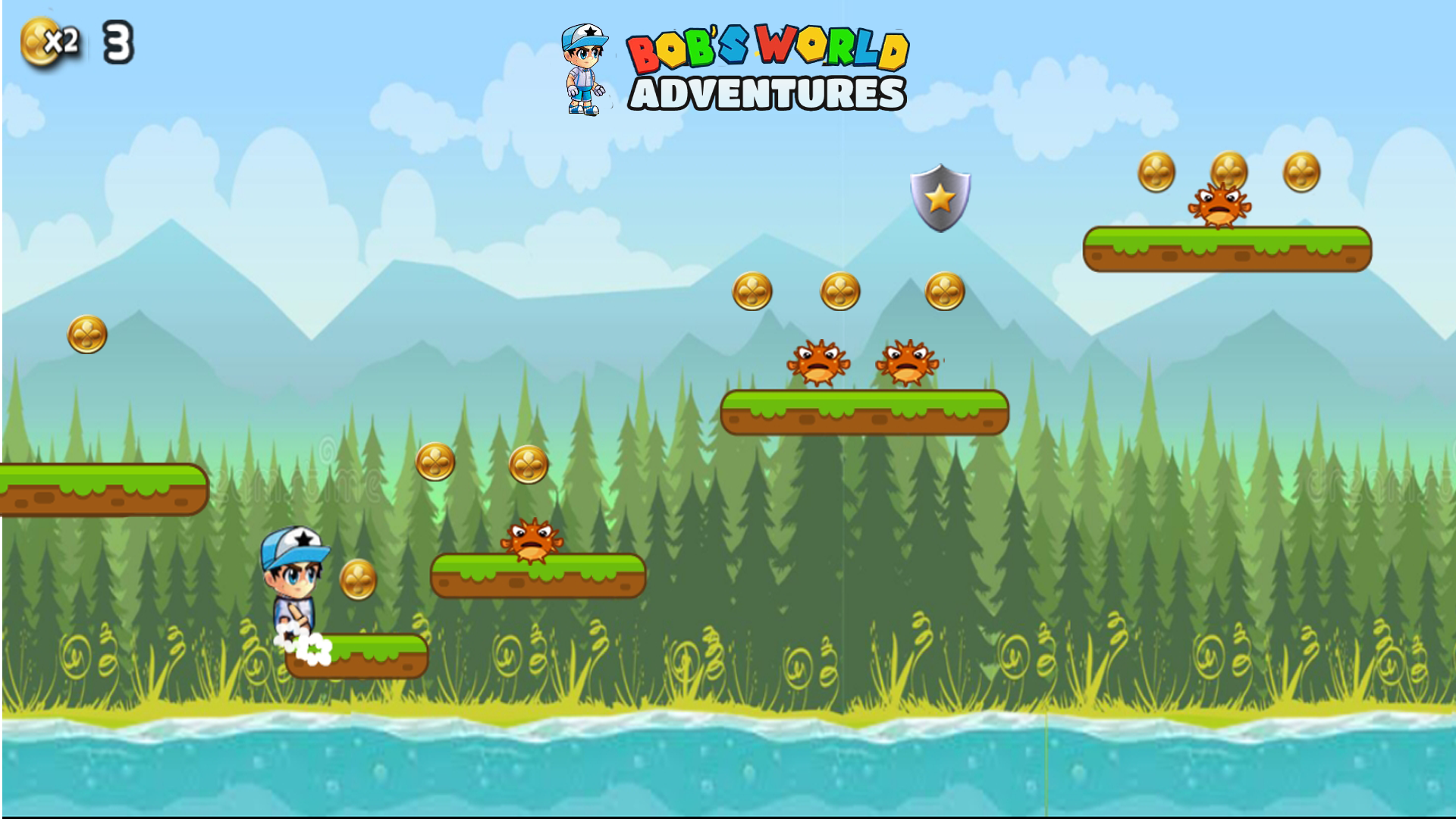 Bob Leps World Adventure ゲームのスクリーンショット