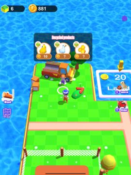 Mini Farm Island Game Screenshot