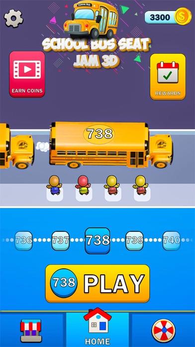 School Bus Seat Jam 3D Unblock ภาพหน้าจอเกม