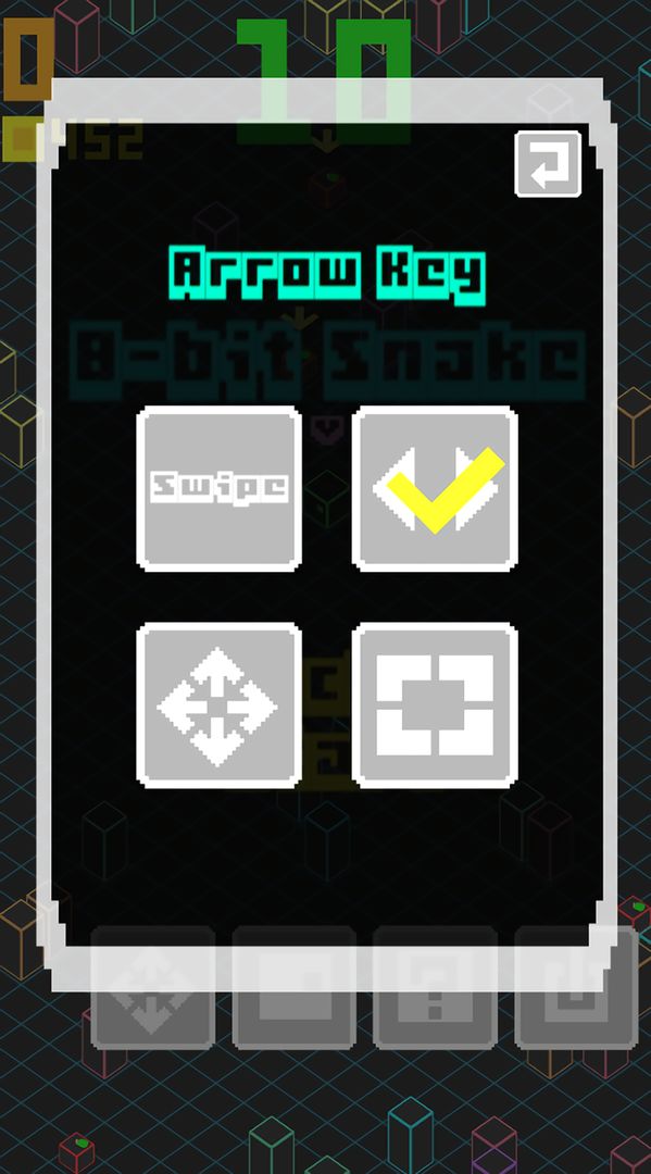 Screenshot of 8-bit Snake