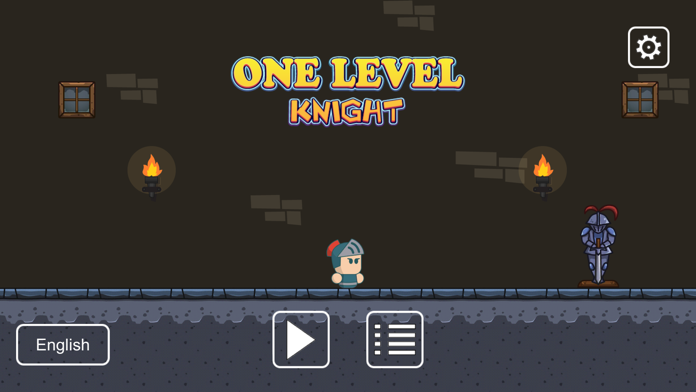 One Level Knight Game Screenshot