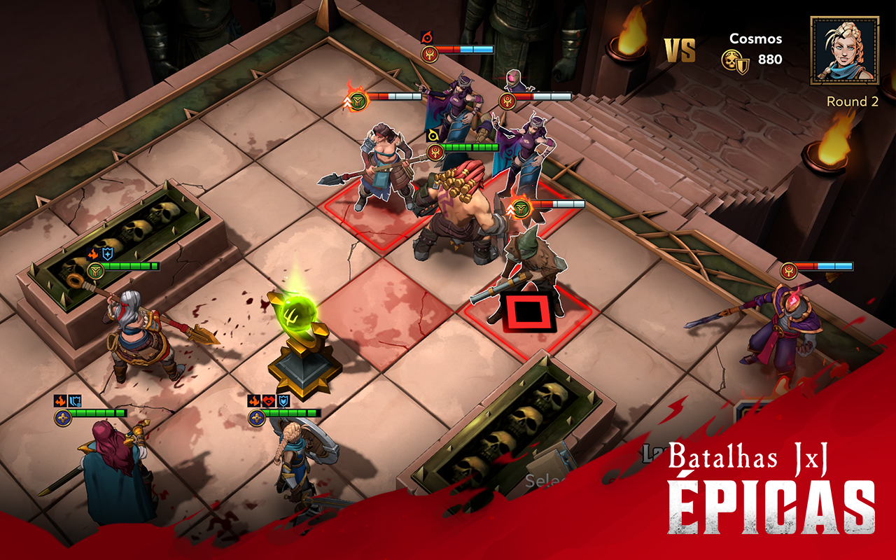 Captura de Tela do Jogo Grimguard Tactics: Fantasy RPG