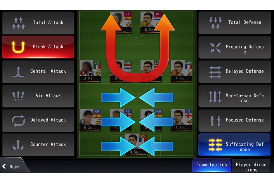 LINE Football League Manager screenshot game