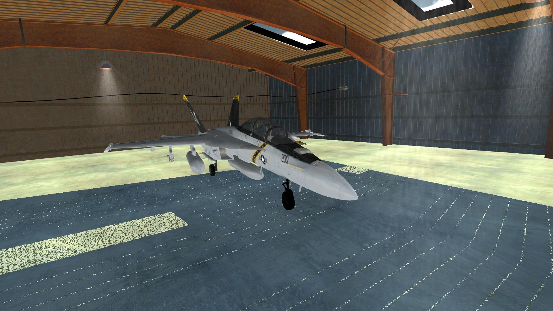 Airplane Carrier Fighter Jet Game Screenshot