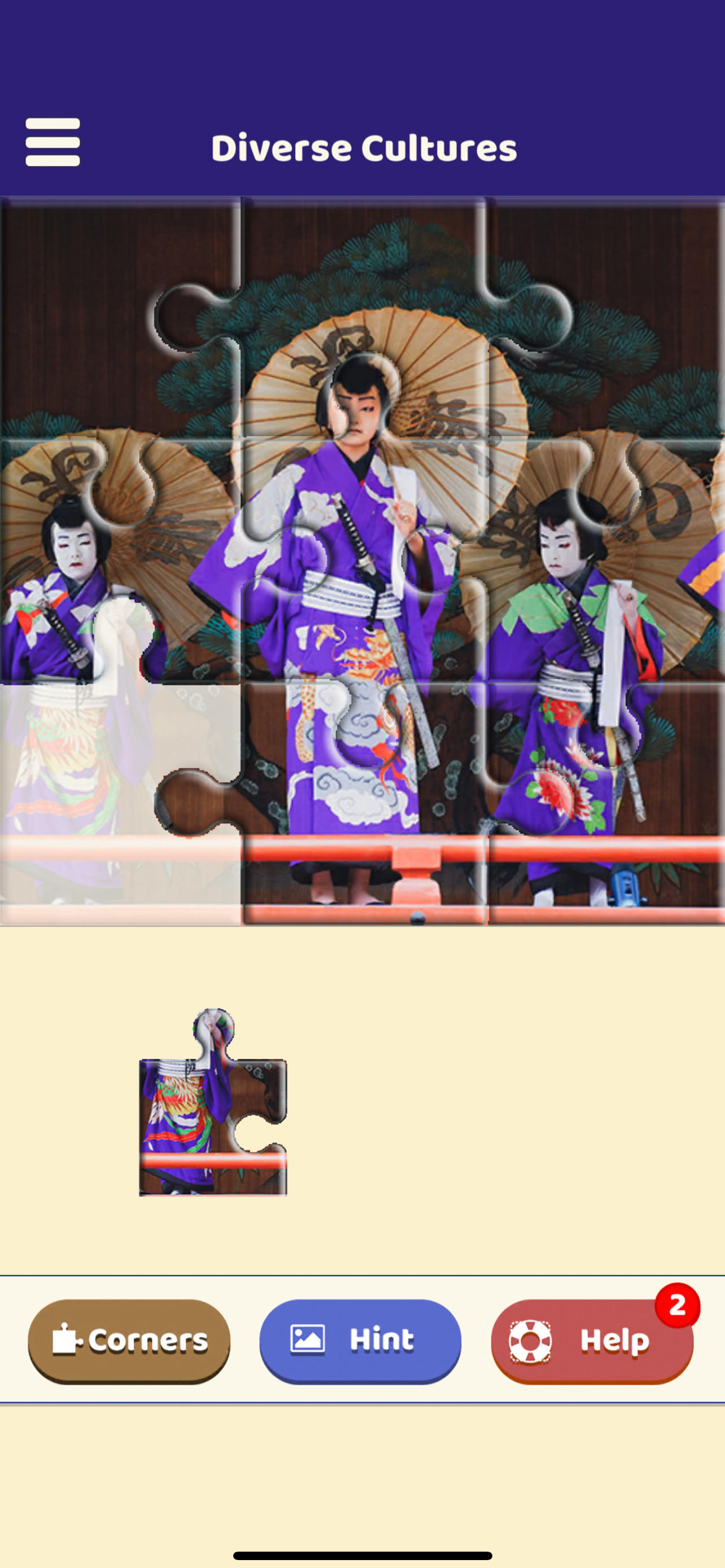 Diverse Cultures Puzzle Game Screenshot